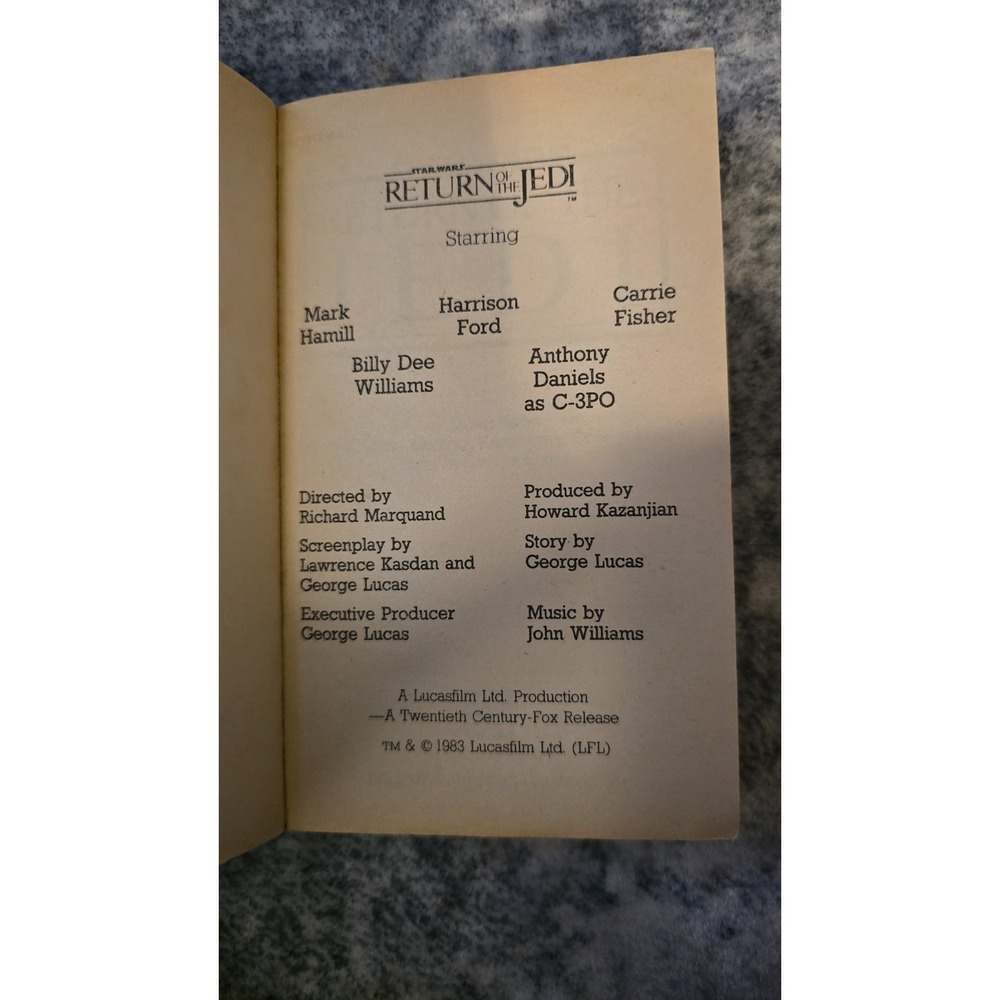Star Wars Return Of The Jedi, Special Book Club Edition 1983, PB By James Kahn - Picture 4 of 5